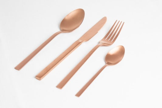 Besteck Rosegold 4-Teilig