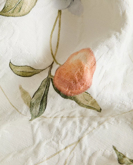 Serviette mit Struktur Fruits and Flowers