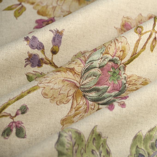 Tischdecke Natur mit Floralen Mustern eckig 250x 280cm