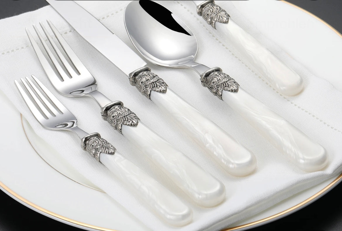 Pearl Besteck Silber 5- Teilig