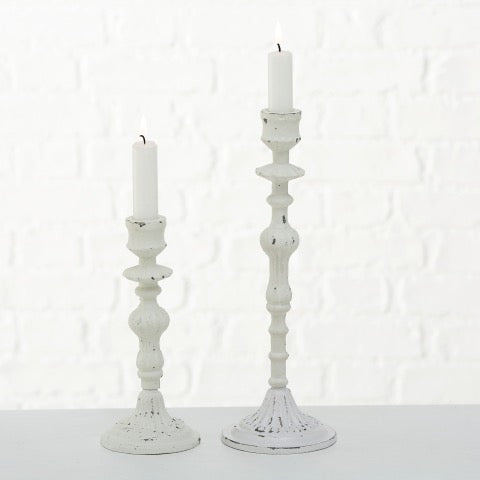 Kerzenständer Vintage Eisen 2 Größen je Stück