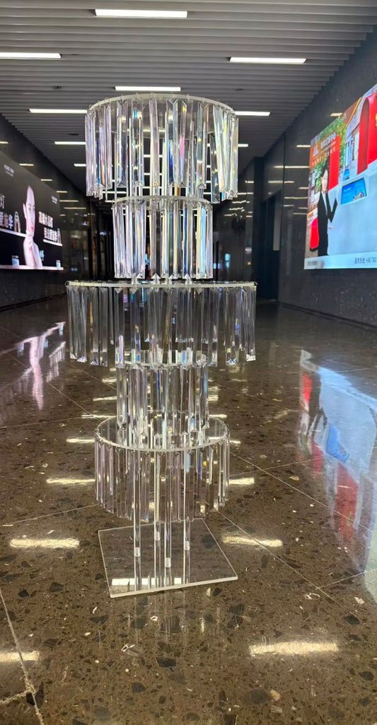 Kristallständer/Kronleuchter 100cm 5-stufig