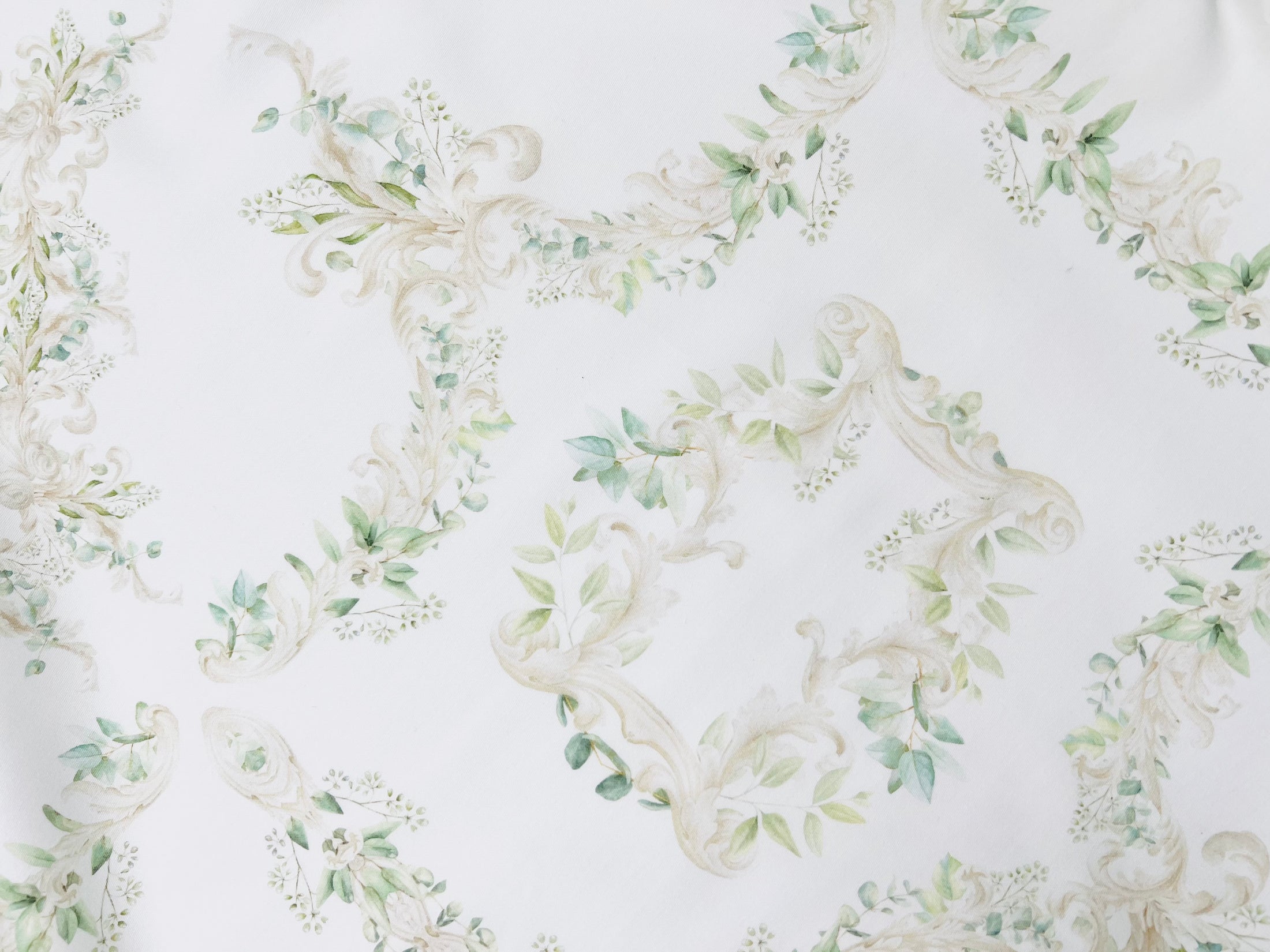 Mustertischdecke aus Leinenstoff  2,8x2,5m