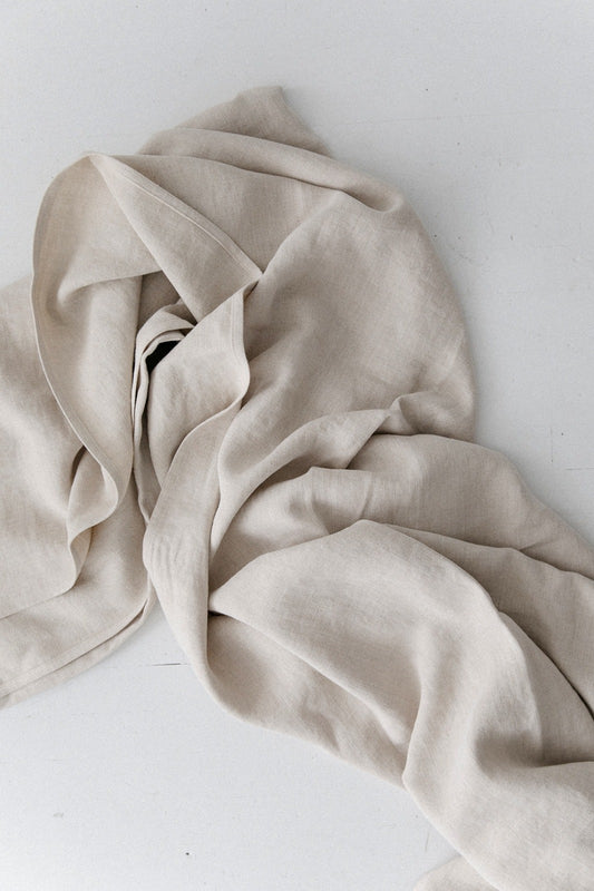 Leinentischdecke Greige eckig 280x 250cm