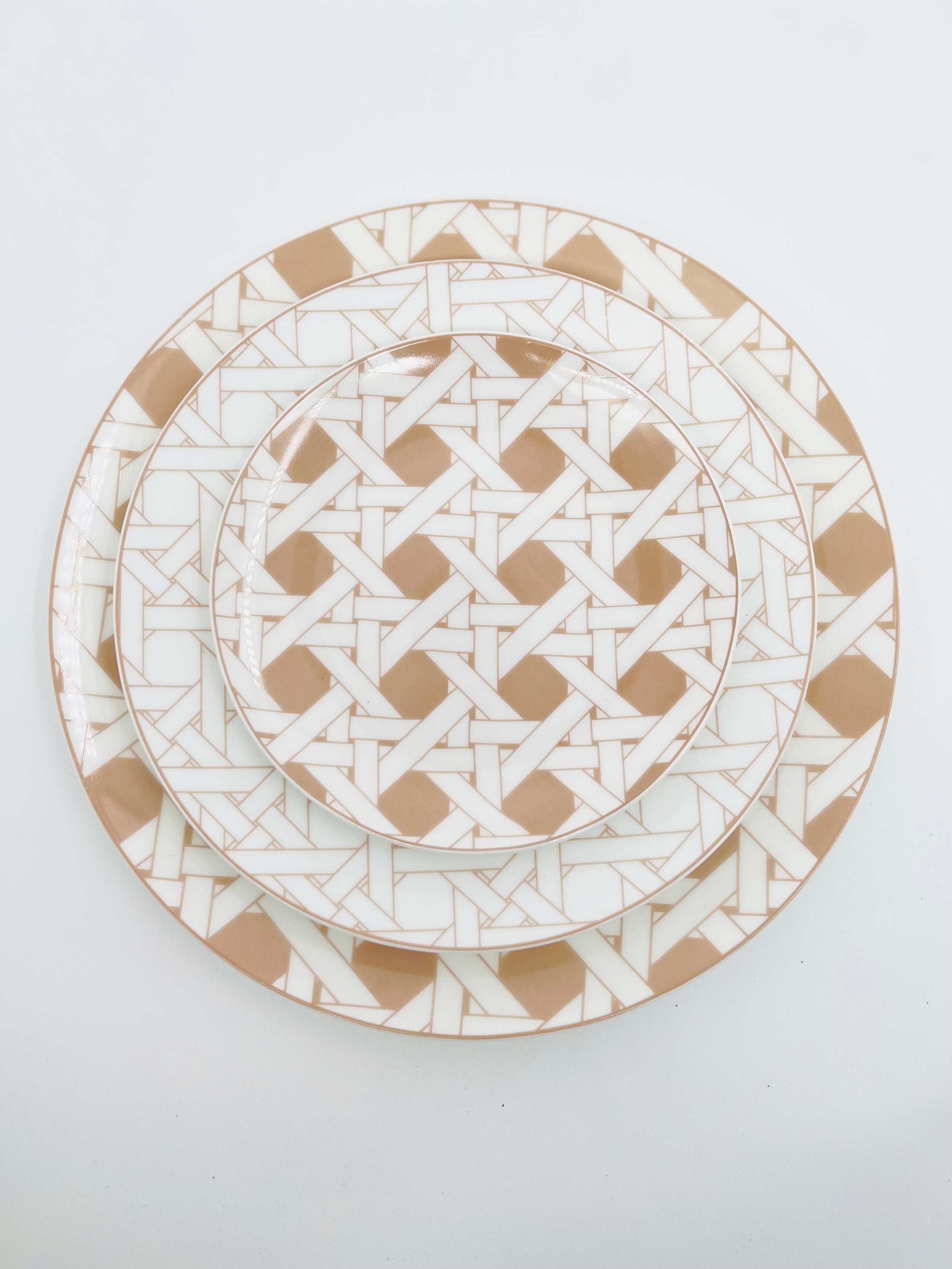 Vorspeiseteller 20,5 cm Beige Muster