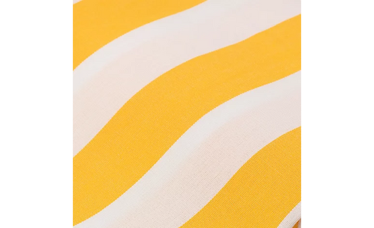 Tischdecke rund 330cm Gelbe Blockstreifen