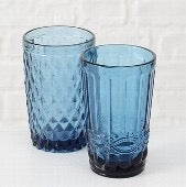 Wasserglas Blue Barock