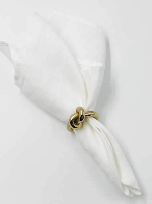 Serviettenring Gold Knoten