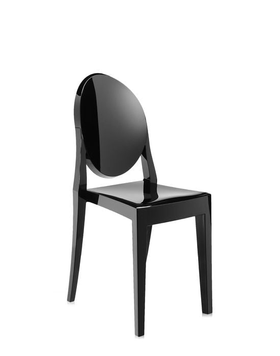 Acryl Stuhl a la Ghost Chair schwarz