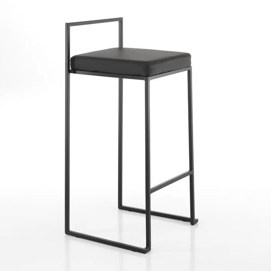 Metall Hocker schwarz 88cm hoch