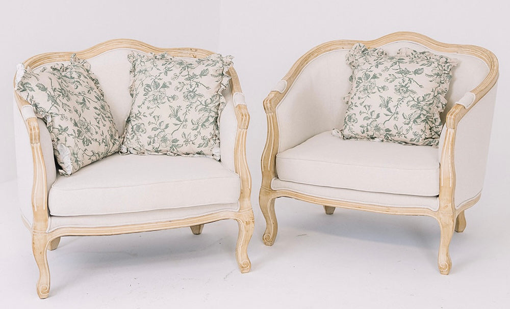 Volant Muster-Kissenbezug 50cmx50cm