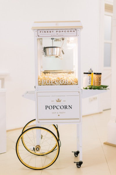 Popcornmaschine mit Zubehör Popcorn, Zucker, Tüten