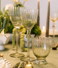 Bild in Galerie-Betrachter laden, Glasserie Green Rot-Weiß-Wasserglas
